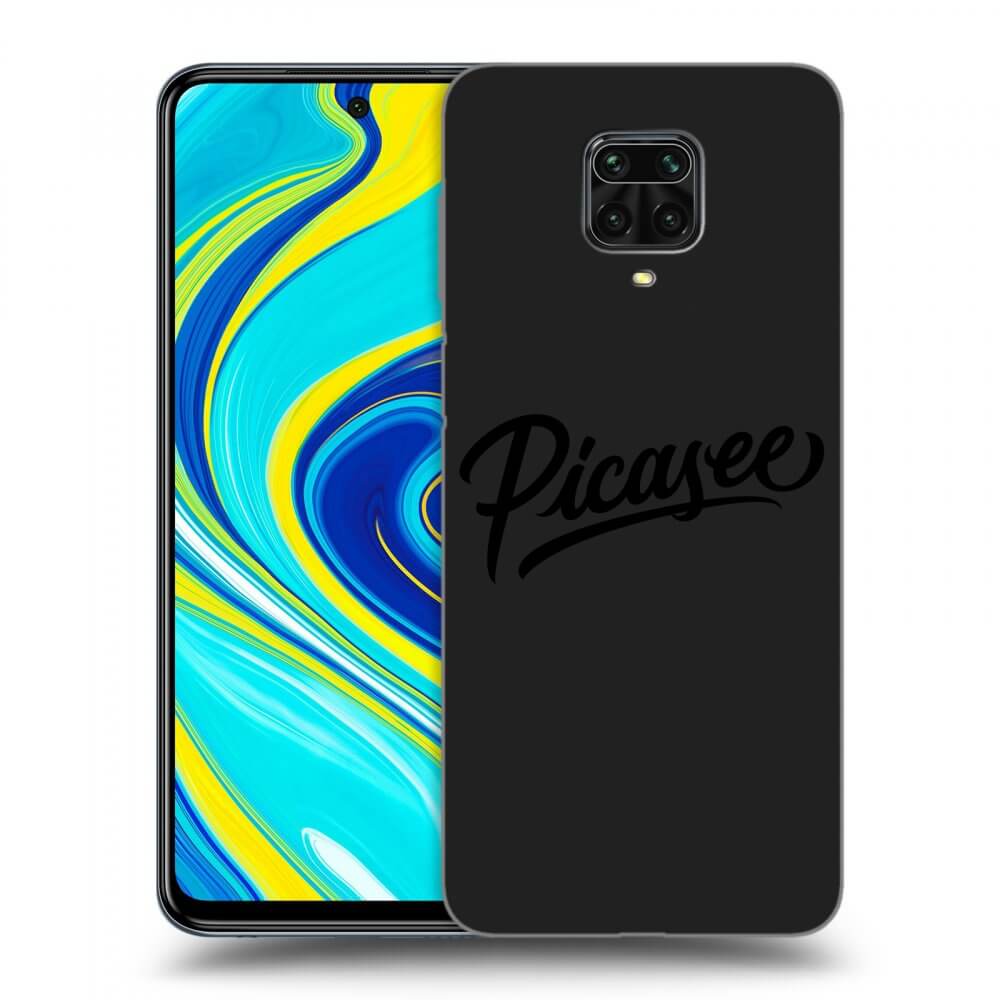 Xiaomi Redmi Note 9 Pro Hülle - Schwarzes Silikon - Picasee - Black