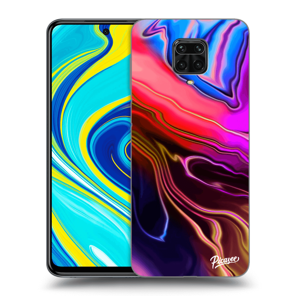 Xiaomi Redmi Note 9 Pro Hülle - Transparentes Silikon - Electric