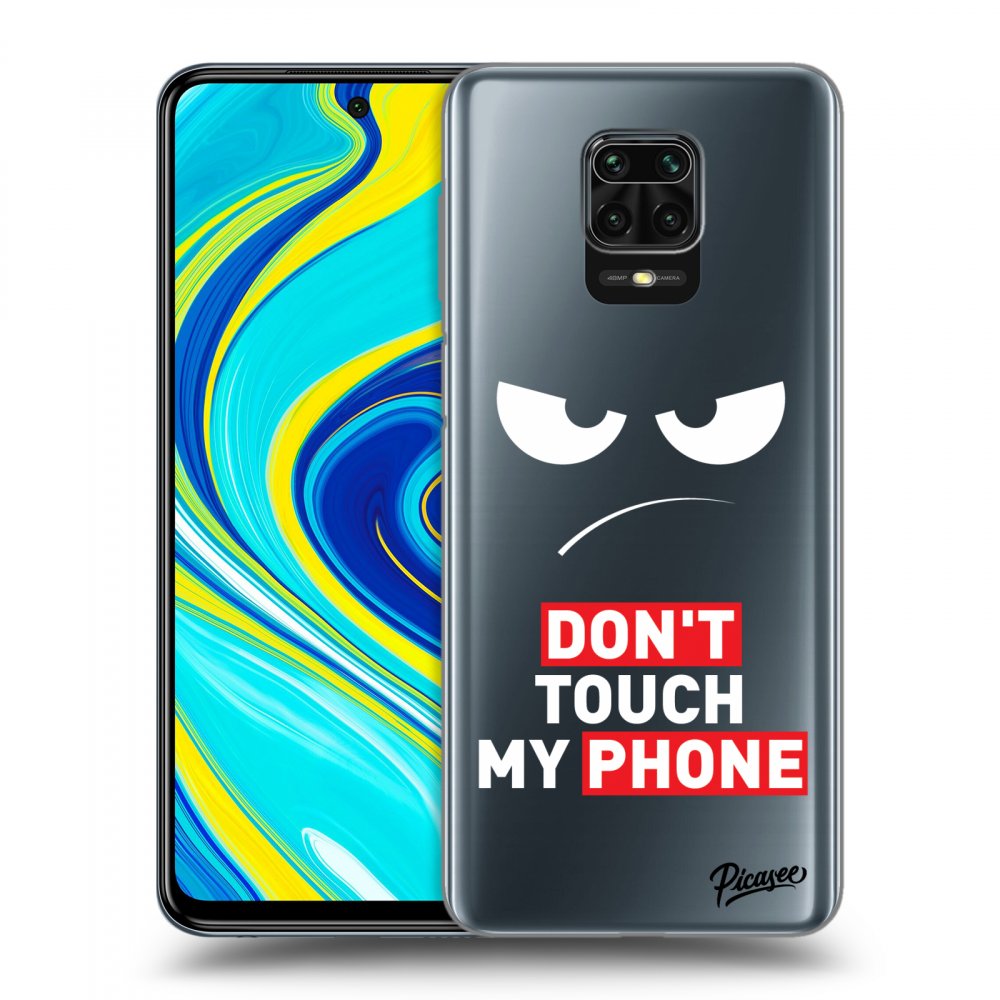 Xiaomi Redmi Note 9 Pro Hülle - Transparentes Silikon - Angry Eyes - Transparent