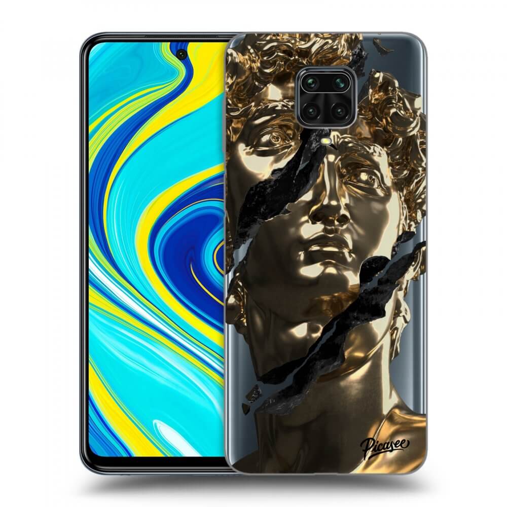 Xiaomi Redmi Note 9 Pro Hülle - Transparentes Silikon - Golder