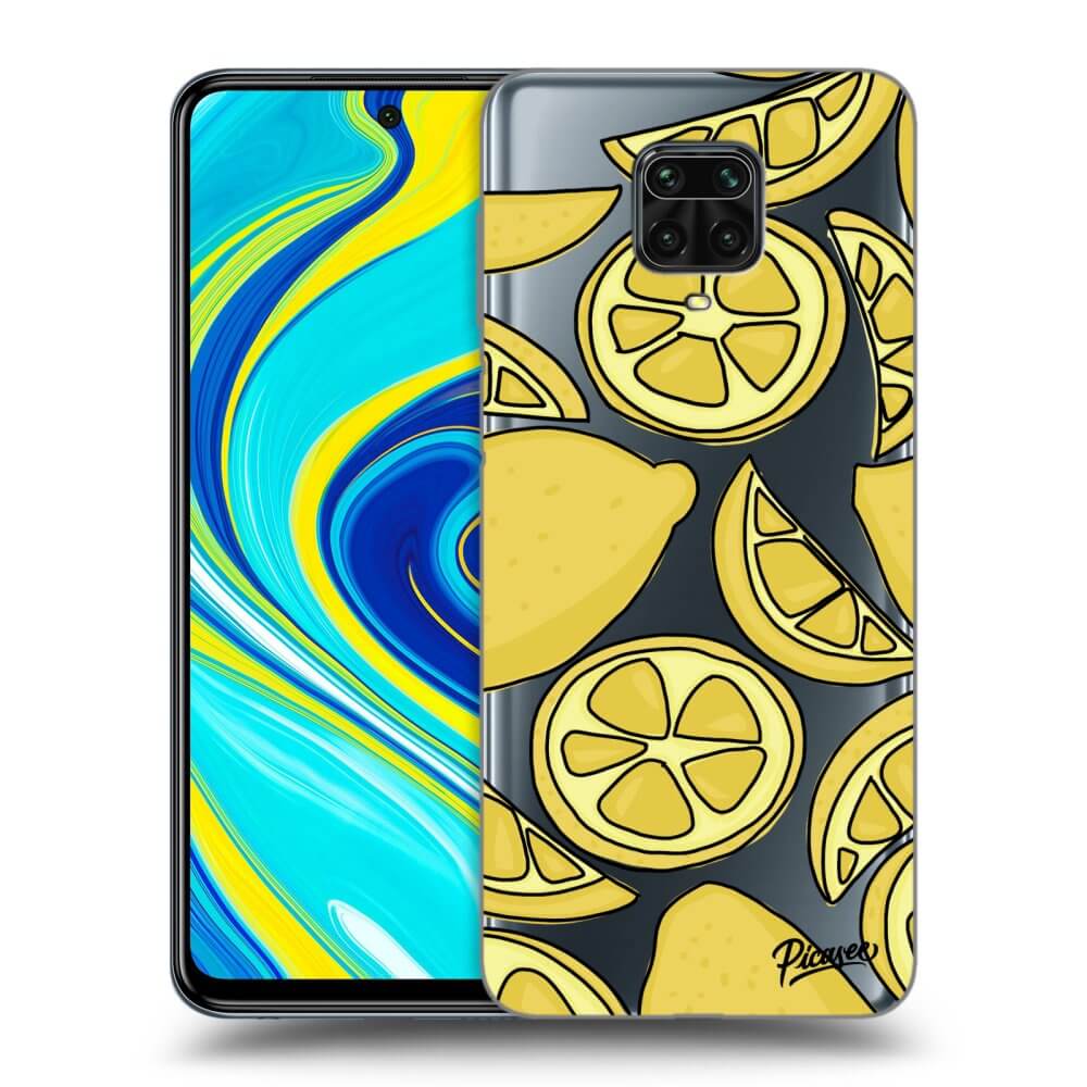 Xiaomi Redmi Note 9 Pro Hülle - Transparentes Silikon - Lemon