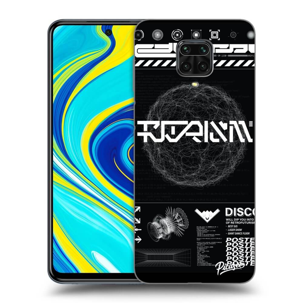 Xiaomi Redmi Note 9 Pro Hülle - Schwarzes Silikon - BLACK DISCO