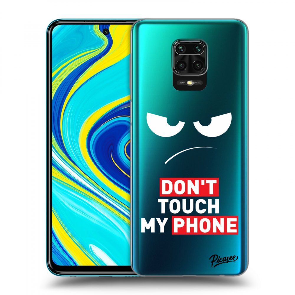 Xiaomi Redmi Note 9S Hülle - Transparentes Silikon - Angry Eyes - Transparent