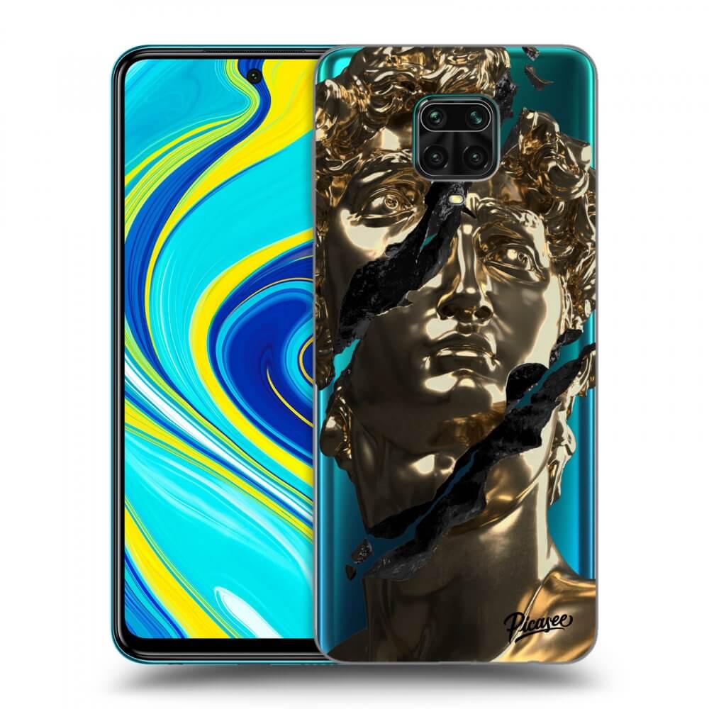 Xiaomi Redmi Note 9S Hülle - Transparentes Silikon - Golder