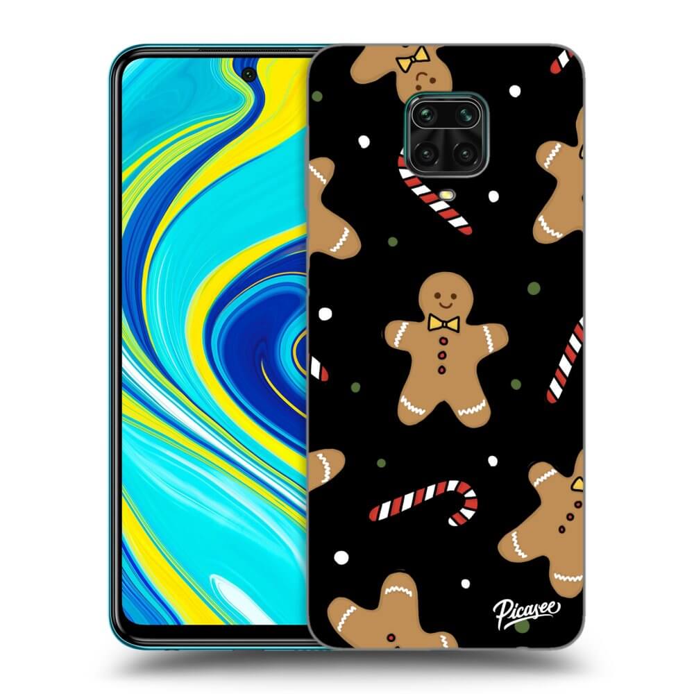 Xiaomi Redmi Note 9S Hülle - Schwarzes Silikon - Gingerbread