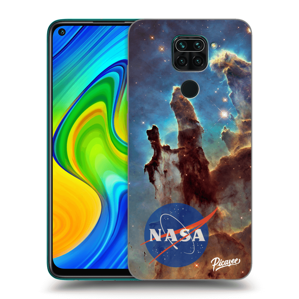 Xiaomi Redmi Note 9 Hülle - Transparentes Silikon - Eagle Nebula