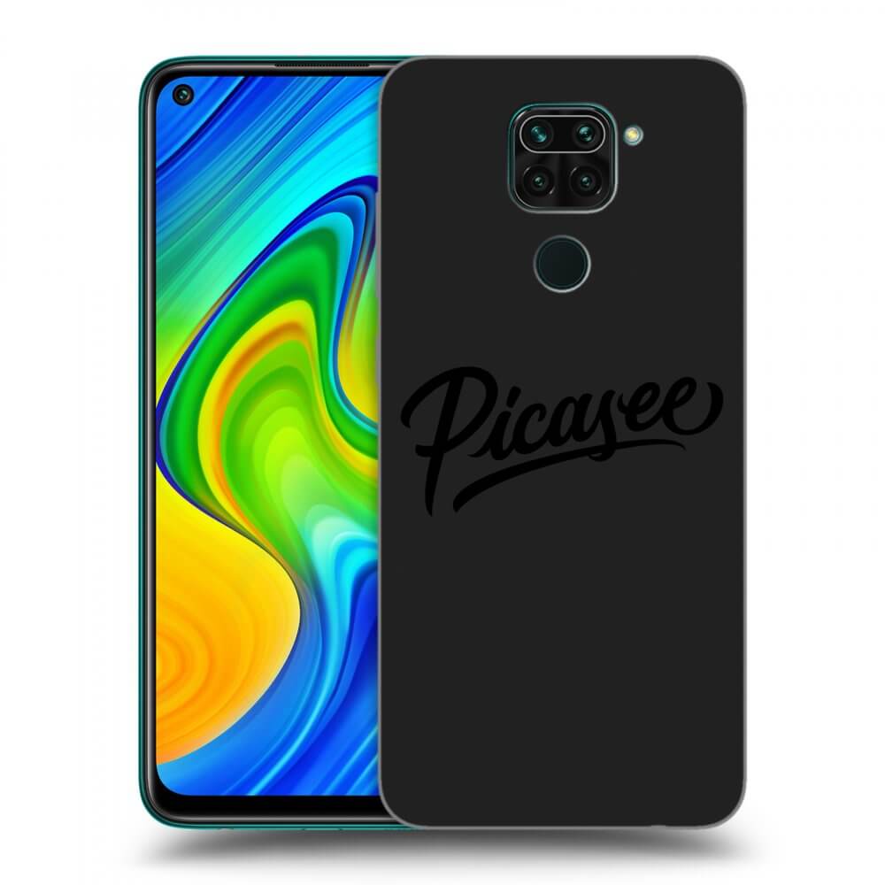 Xiaomi Redmi Note 9 Hülle - Schwarzes Silikon - Picasee - Black