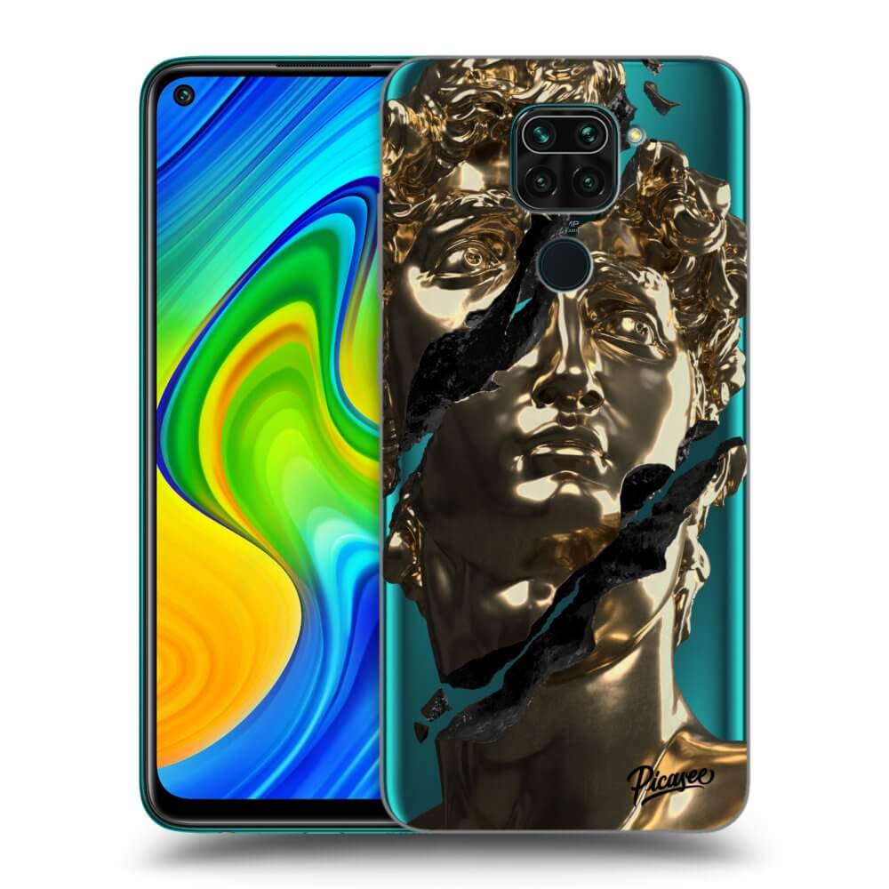 Xiaomi Redmi Note 9 Hülle - Transparentes Silikon - Golder