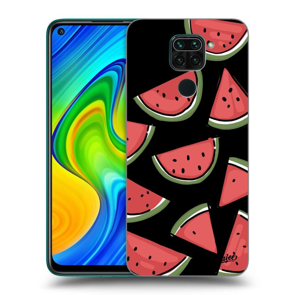 Xiaomi Redmi Note 9 Hülle - Schwarzes Silikon - Melone