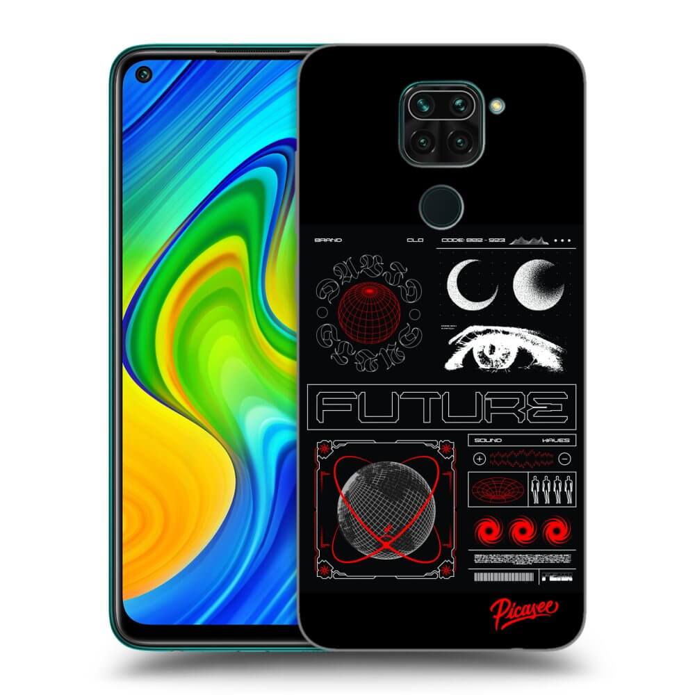 Xiaomi Redmi Note 9 Hülle - Schwarzes Silikon - WAVES