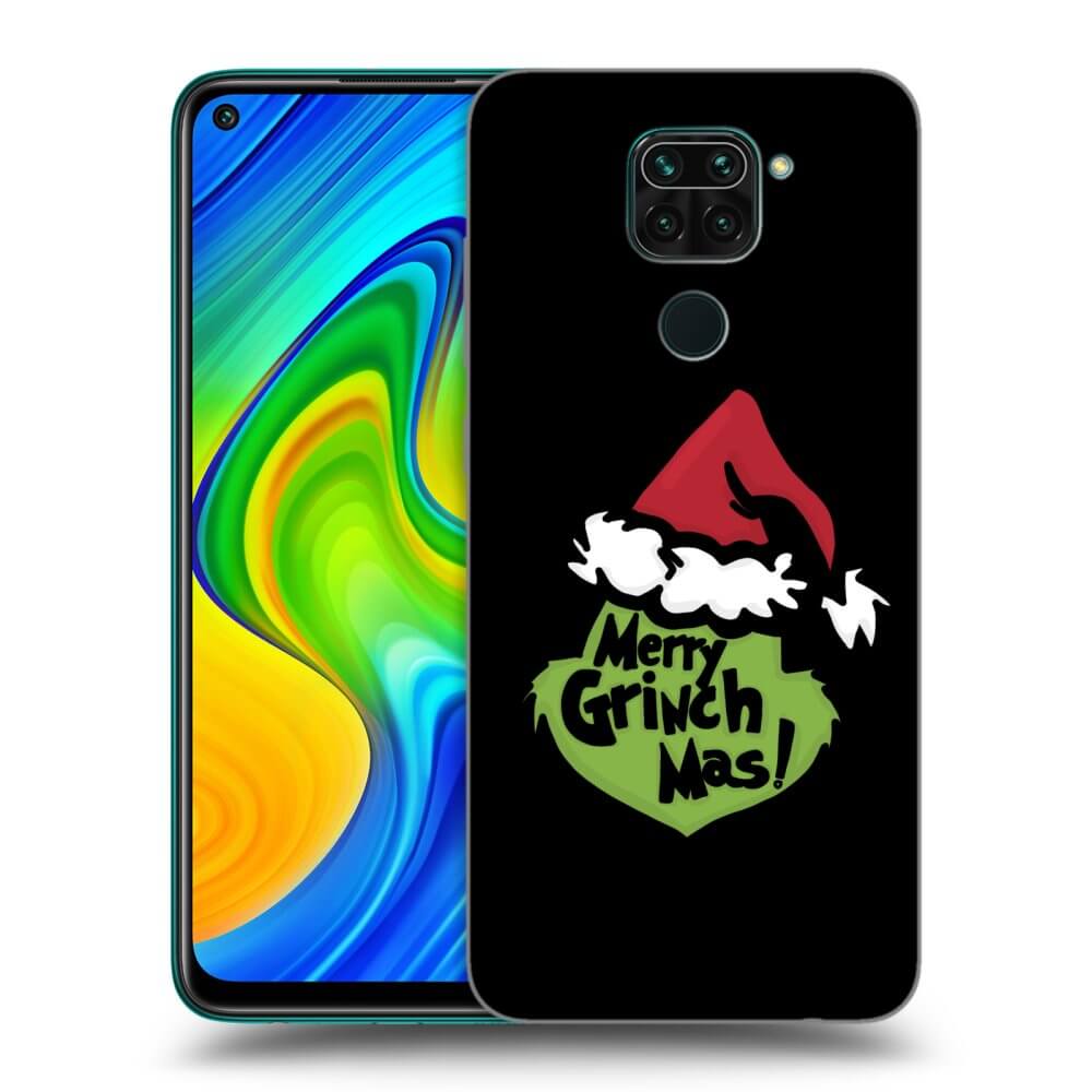 Xiaomi Redmi Note 9 Hülle - Schwarzes Silikon - Grinch 2