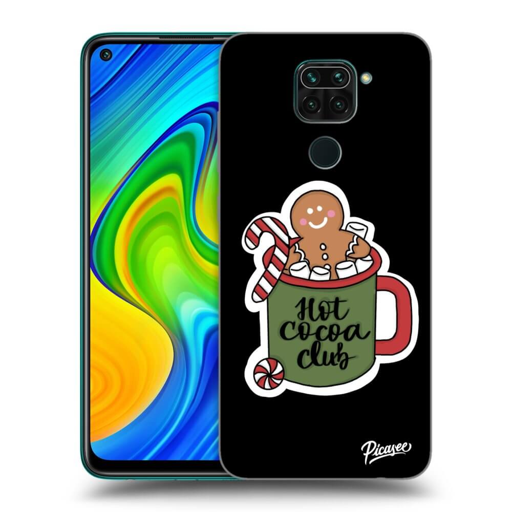 Xiaomi Redmi Note 9 Hülle - Schwarzes Silikon - Hot Cocoa Club