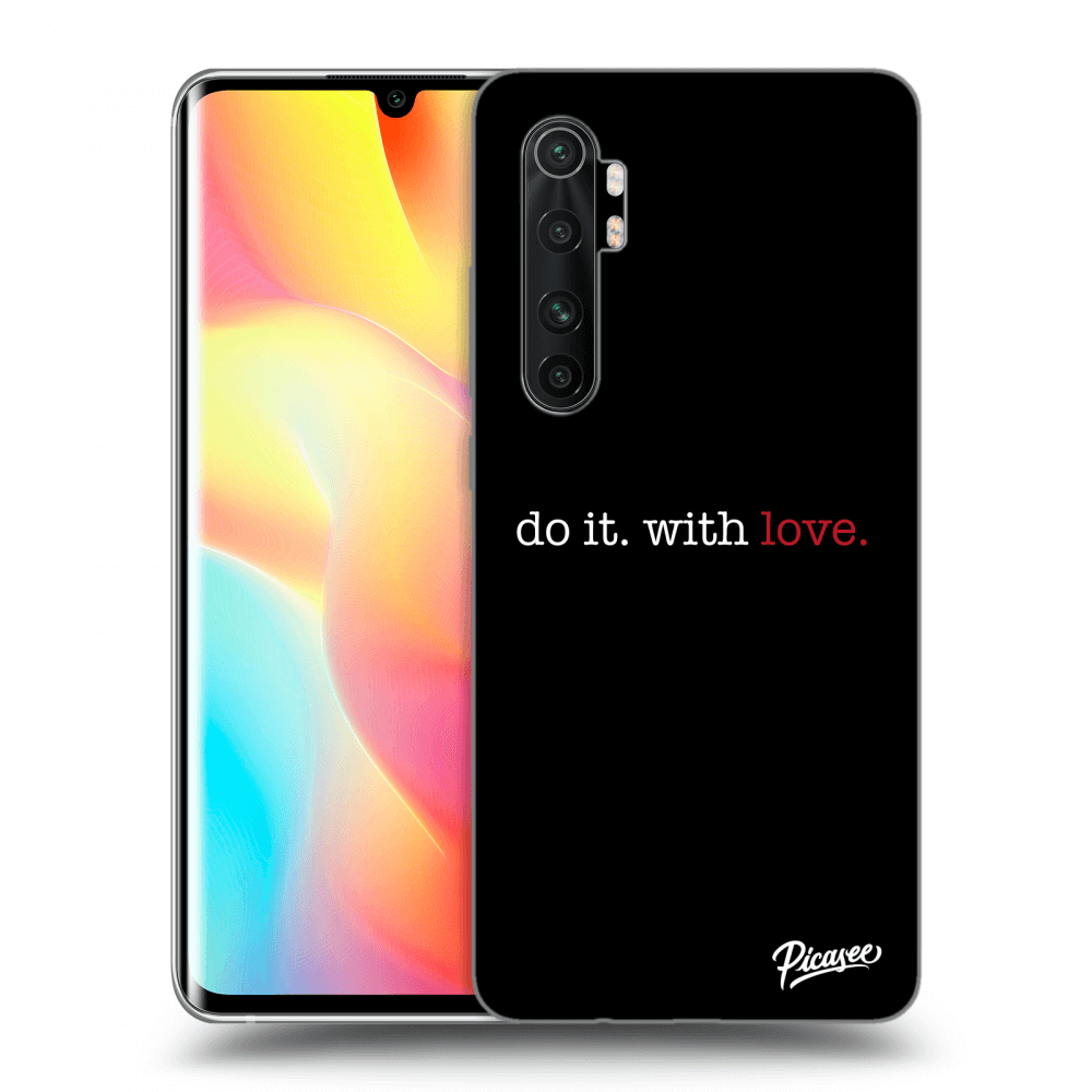 Xiaomi Mi Note 10 Lite Hülle - Transparentes Silikon - Do It. With Love.