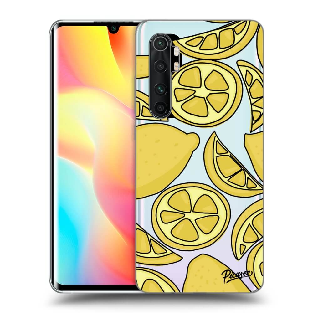 Xiaomi Mi Note 10 Lite Hülle - Transparentes Silikon - Lemon