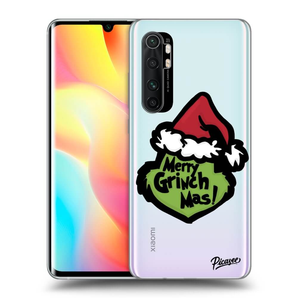 Xiaomi Mi Note 10 Lite Hülle - Transparentes Silikon - Grinch 2