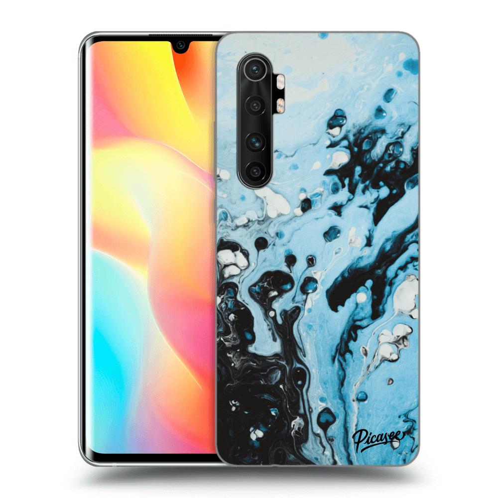 Xiaomi Mi Note 10 Lite Hülle - Transparentes Silikon - Organic Blue