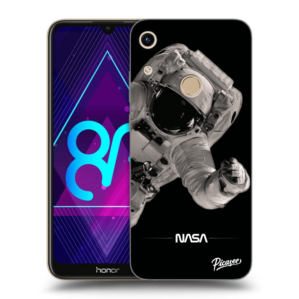 Honor 8A Hülle - Transparentes Silikon - Astronaut Big