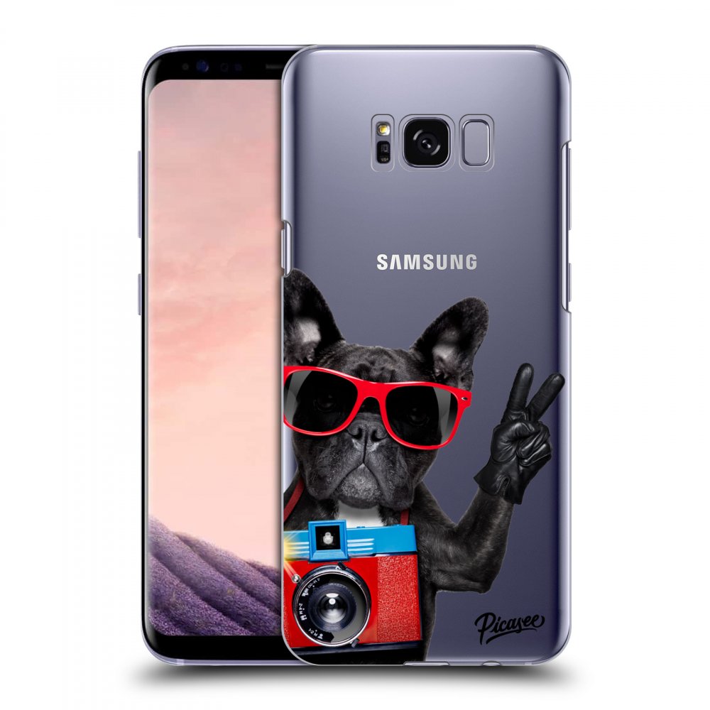 Samsung Galaxy S8 G950F Hülle - Transparentes Silikon - Französische Bulldogge