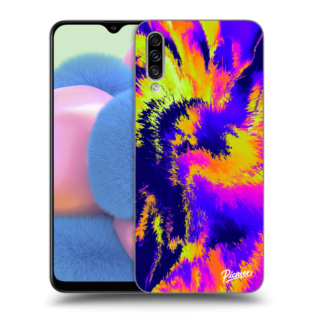 Samsung Galaxy A30s A307F Hülle - Transparentes Silikon - Burn