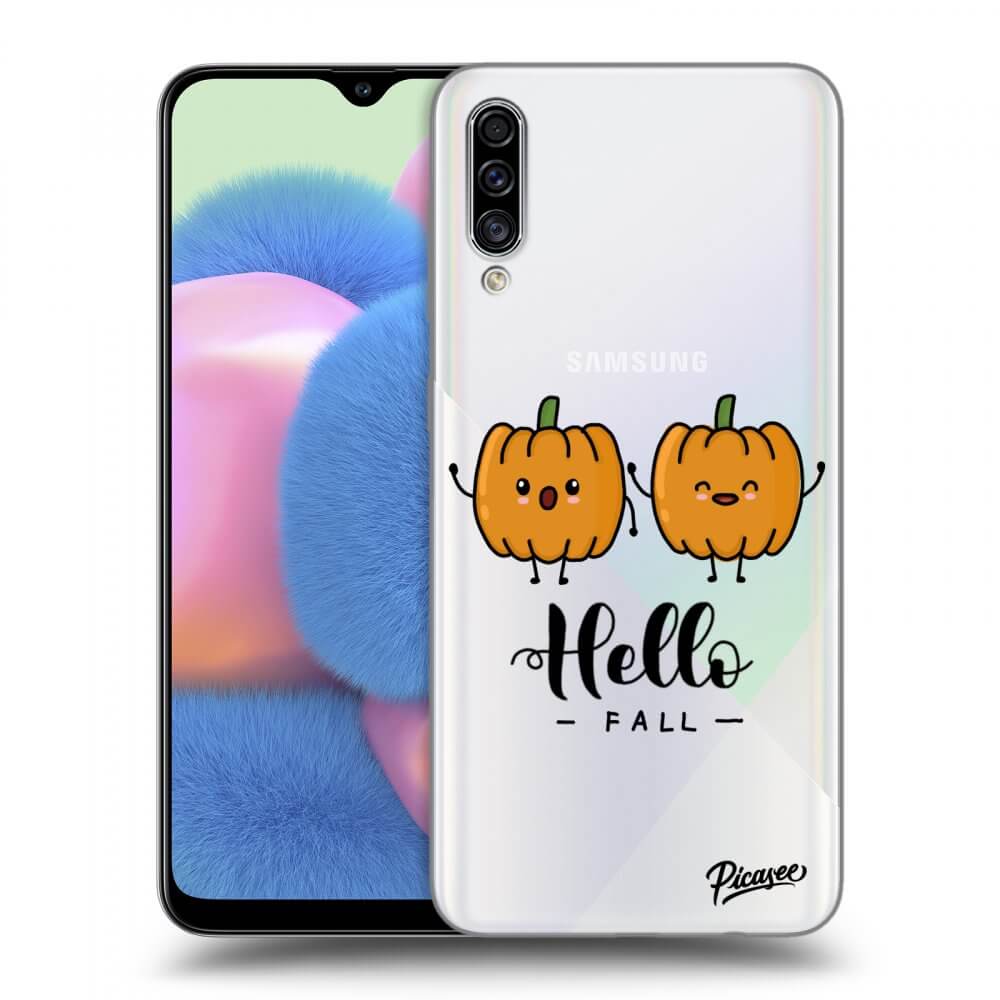 Samsung Galaxy A30s A307F Hülle - Transparentes Silikon - Hallo Fall