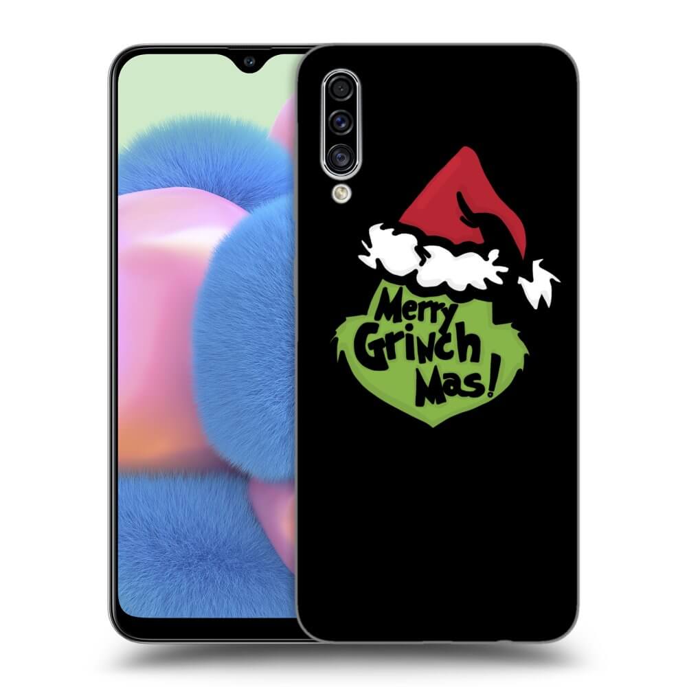 Samsung Galaxy A30s A307F Hülle - Schwarzes Silikon - Grinch 2