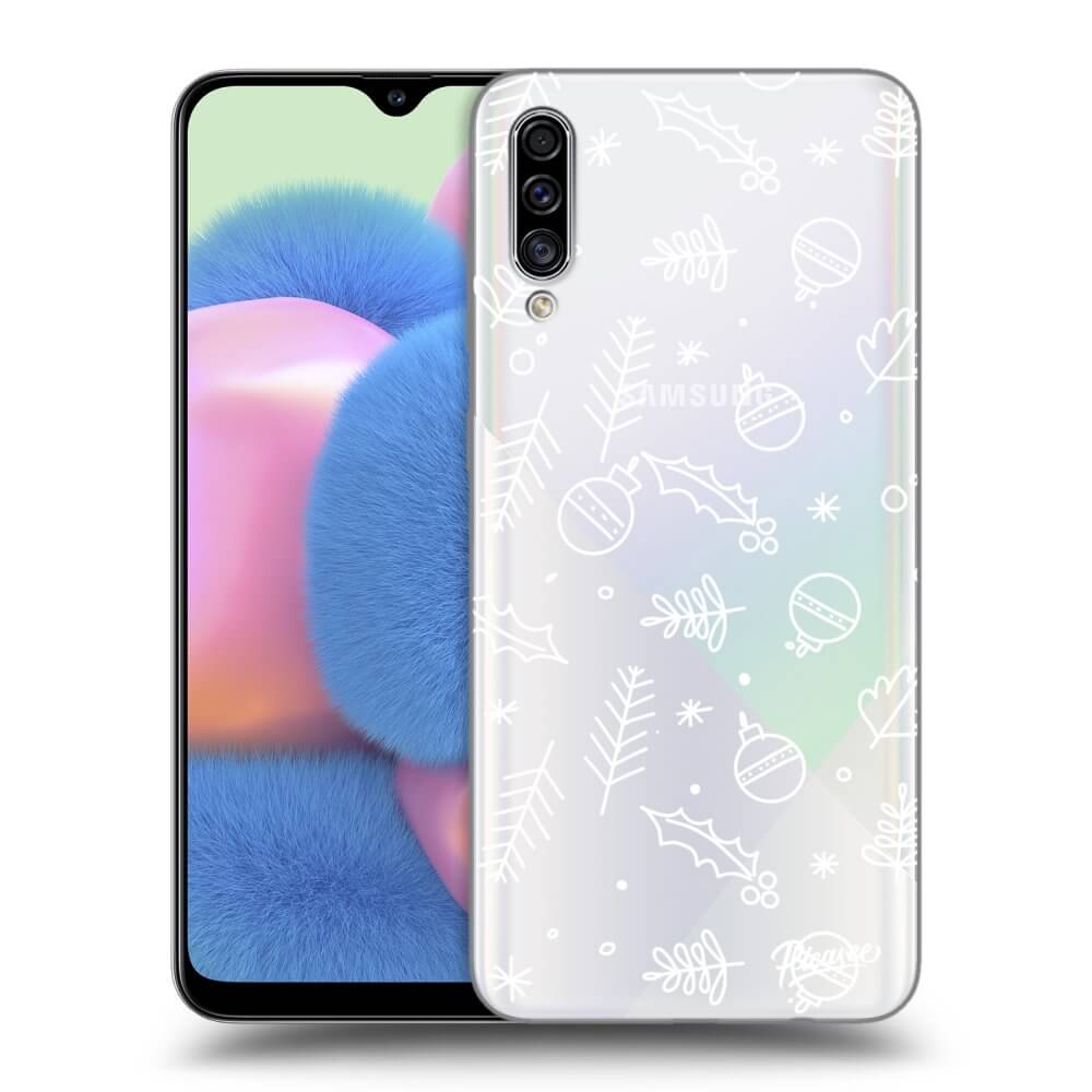 Samsung Galaxy A30s A307F Hülle - Transparentes Silikon - Mistletoe