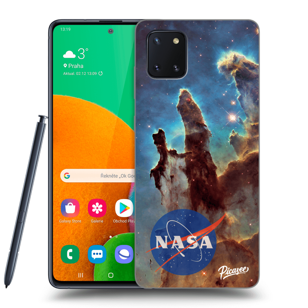 Samsung Galaxy Note 10 Lite N770F Hülle - Transparentes Silikon - Eagle Nebula