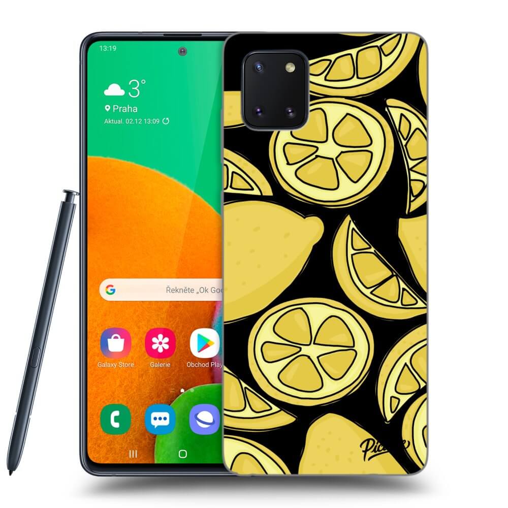 Samsung Galaxy Note 10 Lite N770F Hülle - Schwarzes Silikon - Lemon