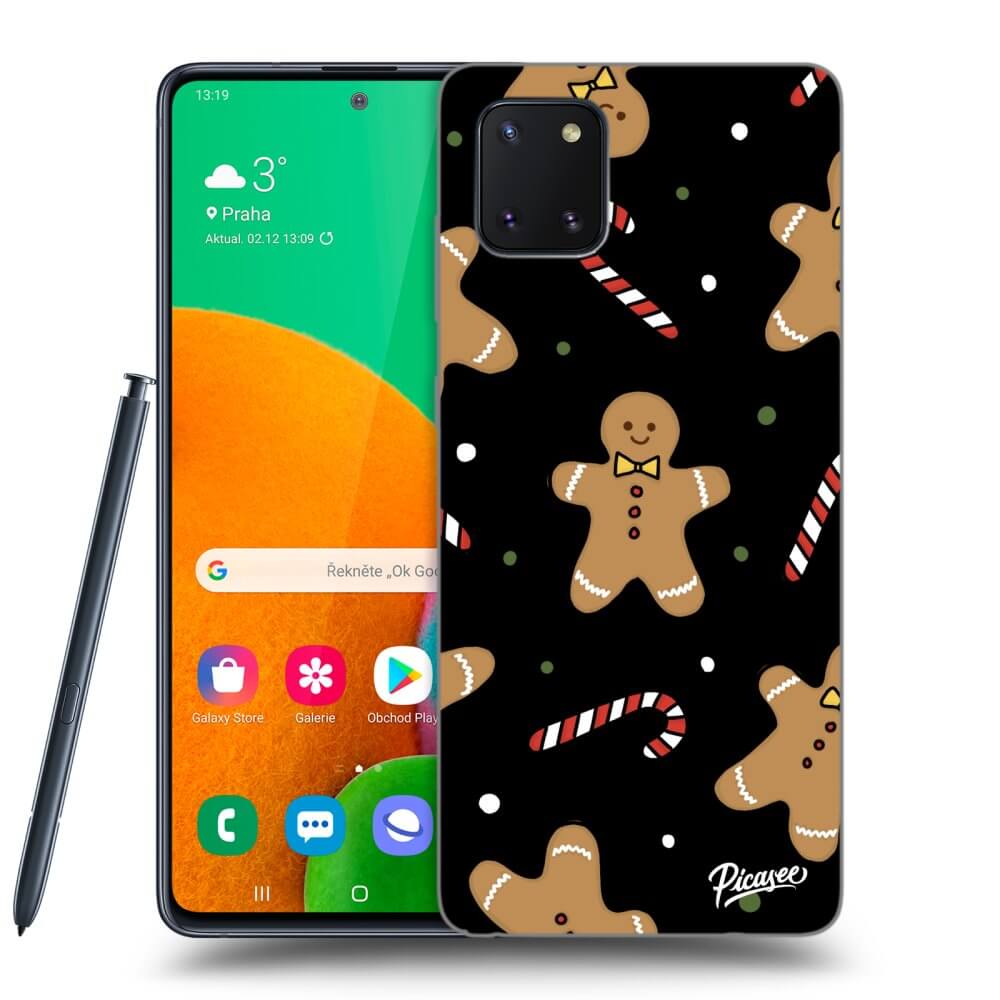 Samsung Galaxy Note 10 Lite N770F Hülle - Schwarzes Silikon - Gingerbread