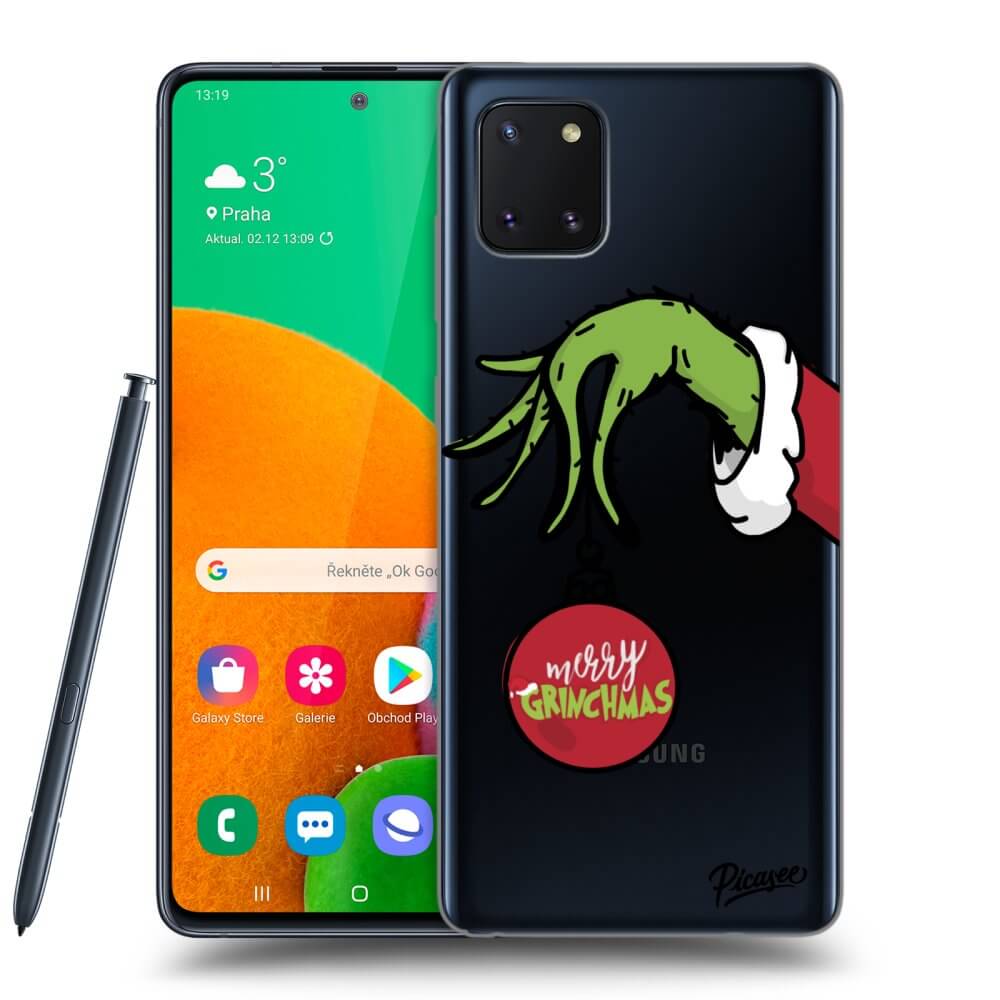 Samsung Galaxy Note 10 Lite N770F Hülle - Transparentes Silikon - Grinch