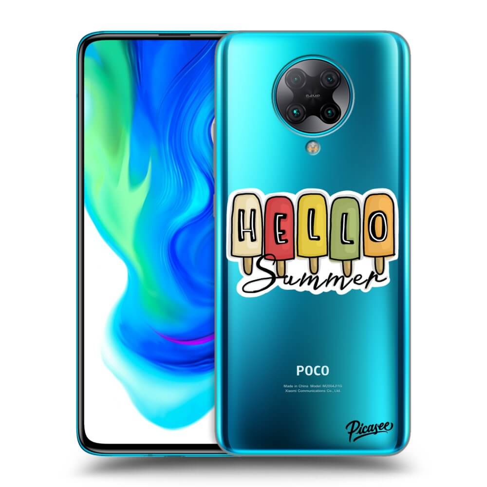 Xiaomi Poco F2 Pro Hülle - Transparentes Silikon - Ice Cream