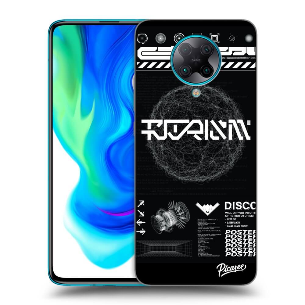 Xiaomi Poco F2 Pro Hülle - Schwarzes Silikon - BLACK DISCO