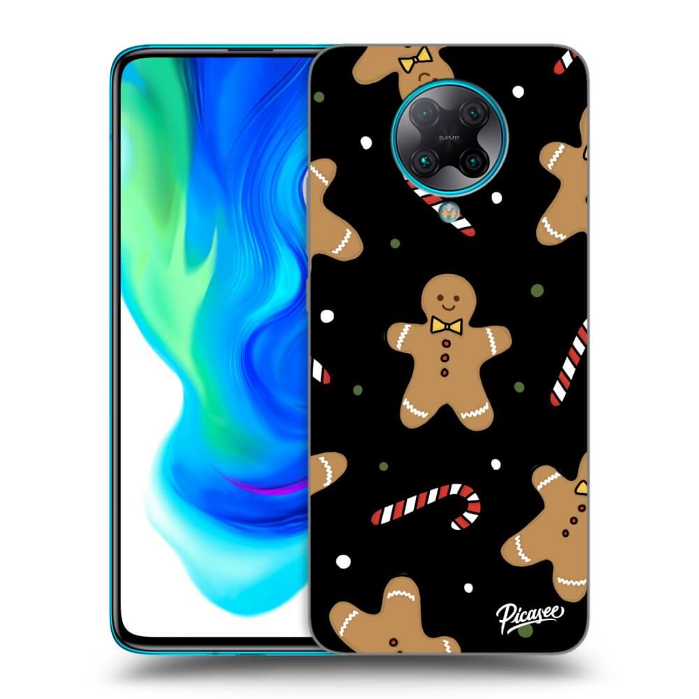 Xiaomi Poco F2 Pro Hülle - Schwarzes Silikon - Gingerbread