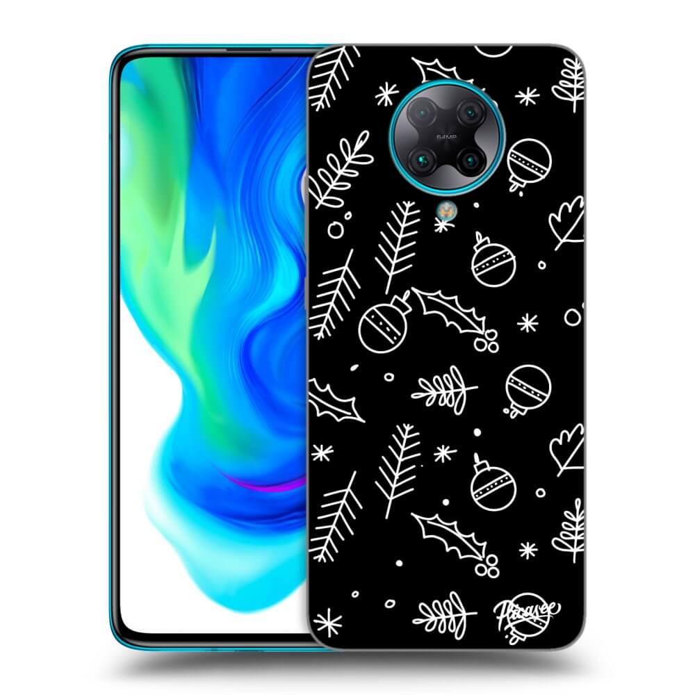 Xiaomi Poco F2 Pro Hülle - Schwarzes Silikon - Mistletoe