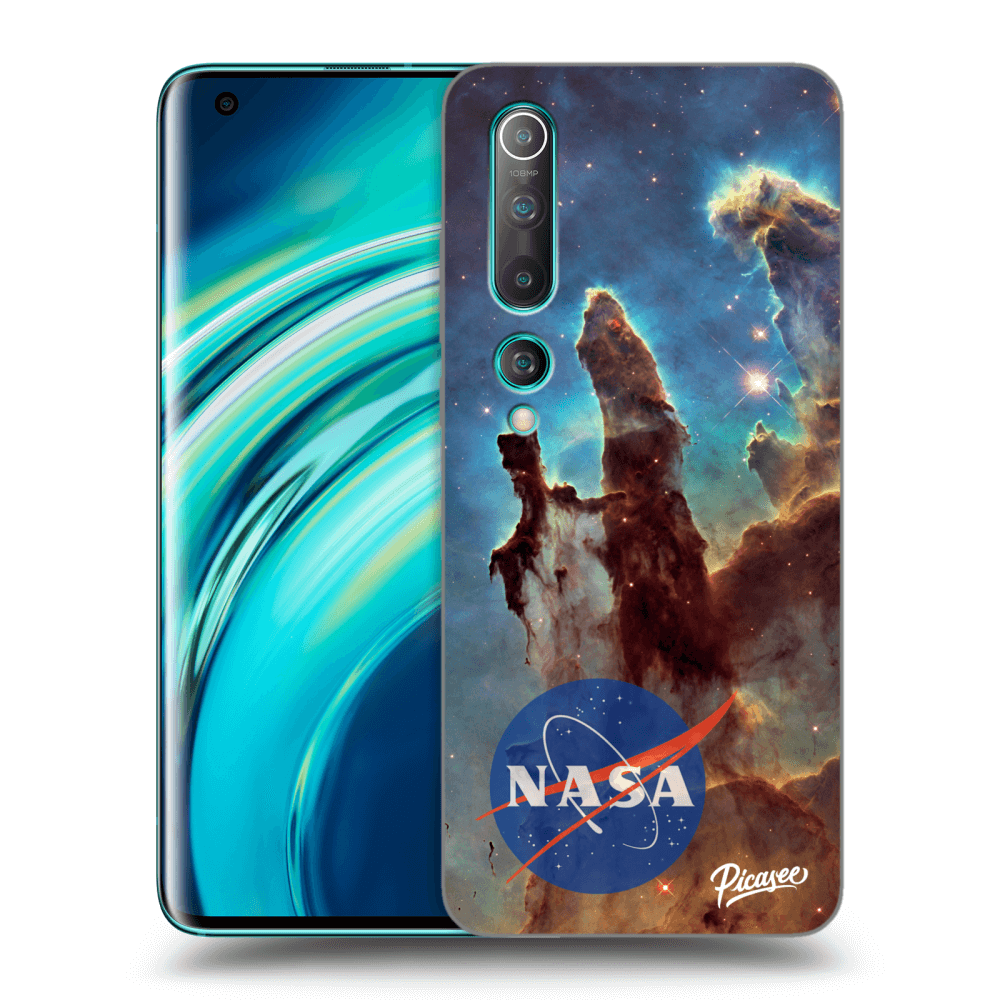 Xiaomi Mi 10 Hülle - Transparentes Silikon - Eagle Nebula