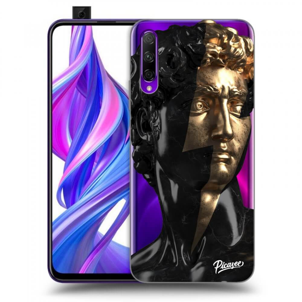 Honor 9X Pro Hülle - Transparentes Silikon - Wildfire - Black