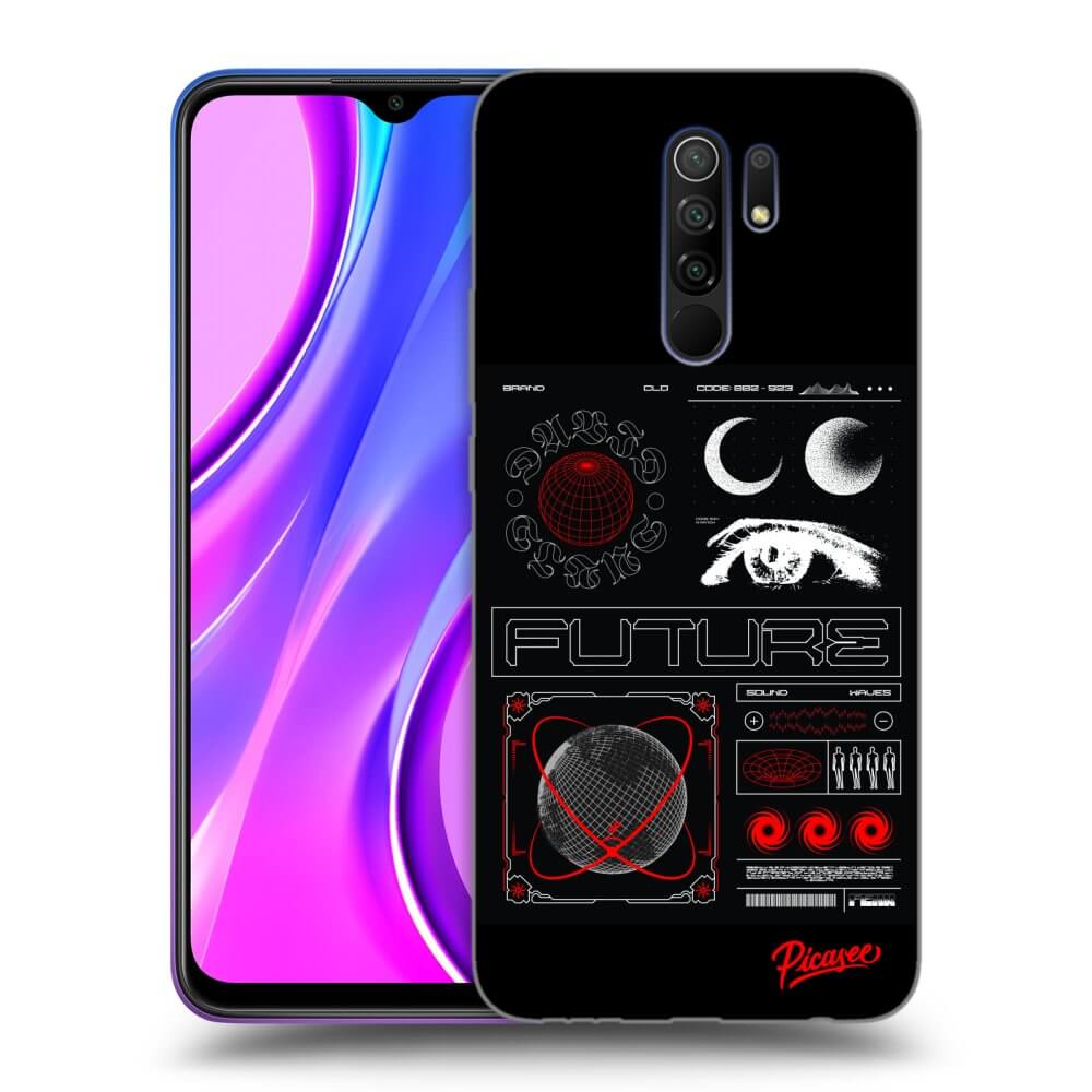 Xiaomi Redmi 9 Hülle - Schwarzes Silikon - WAVES