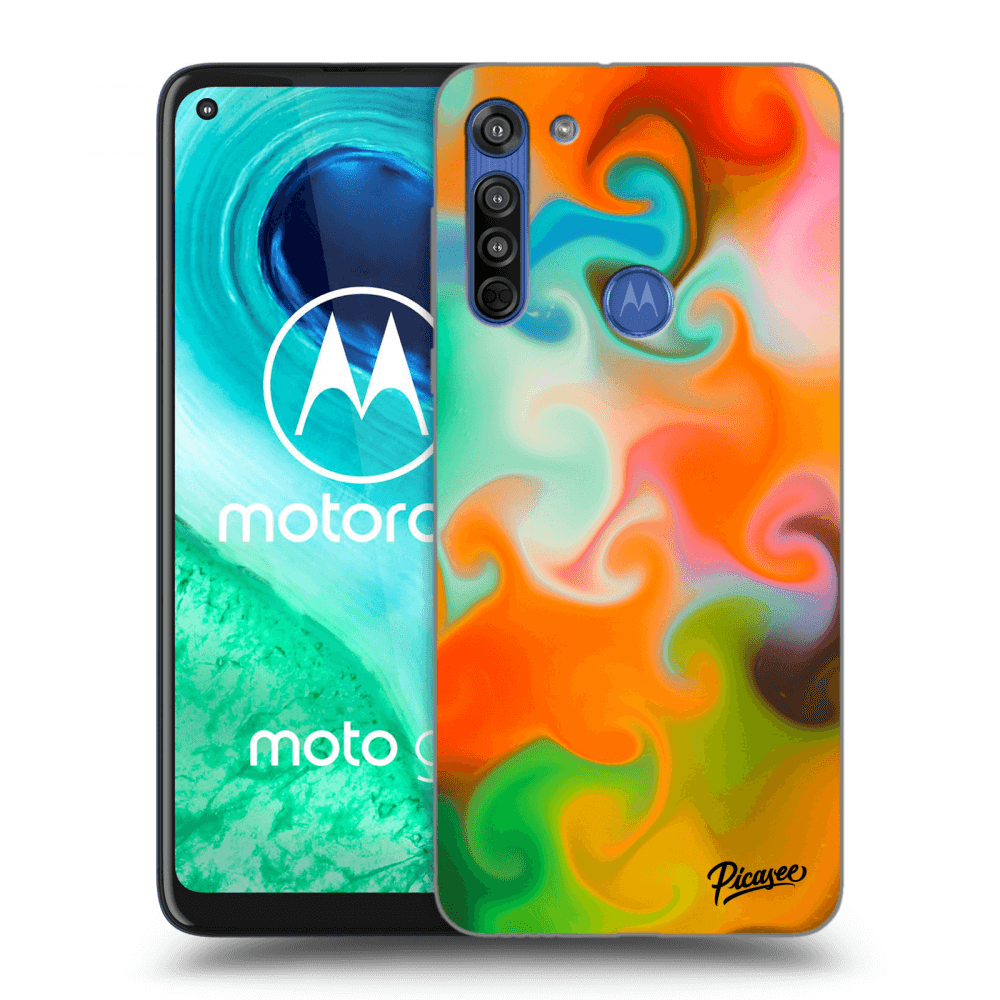 Motorola Moto G8 Hülle - Transparentes Silikon - Juice