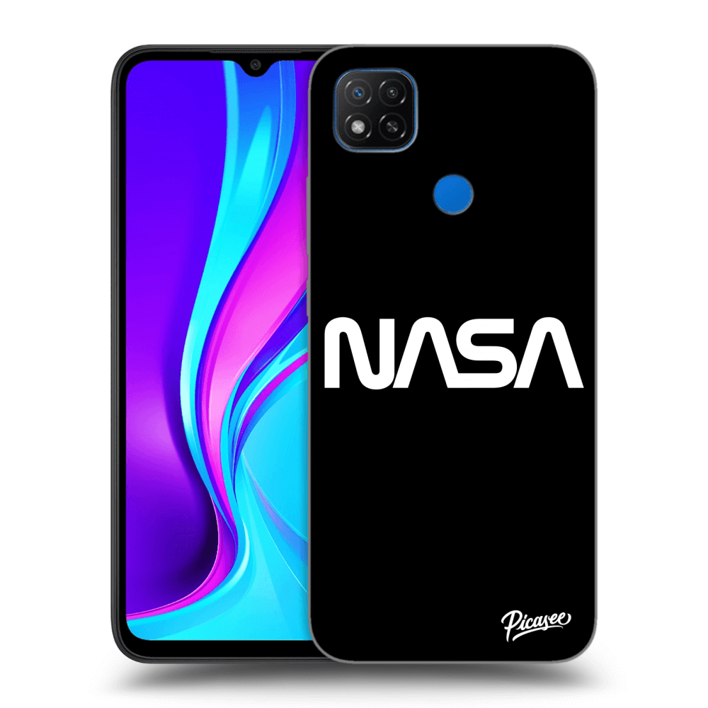 Xiaomi Redmi 9C Hülle - Schwarzes Silikon - NASA Basic