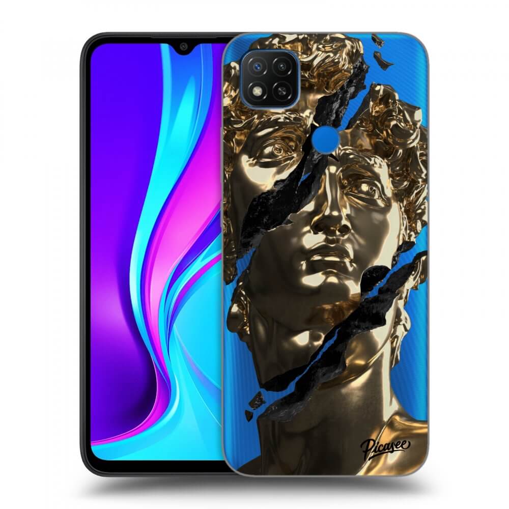 Xiaomi Redmi 9C Hülle - Transparentes Silikon - Golder