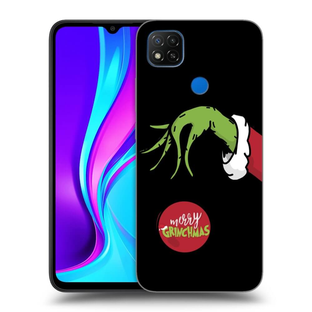 Xiaomi Redmi 9C Hülle - Schwarzes Silikon - Grinch