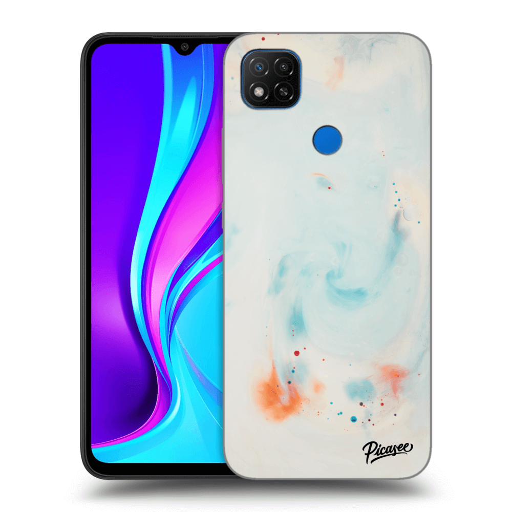 Xiaomi Redmi 9C Hülle - Transparentes Silikon - Splash