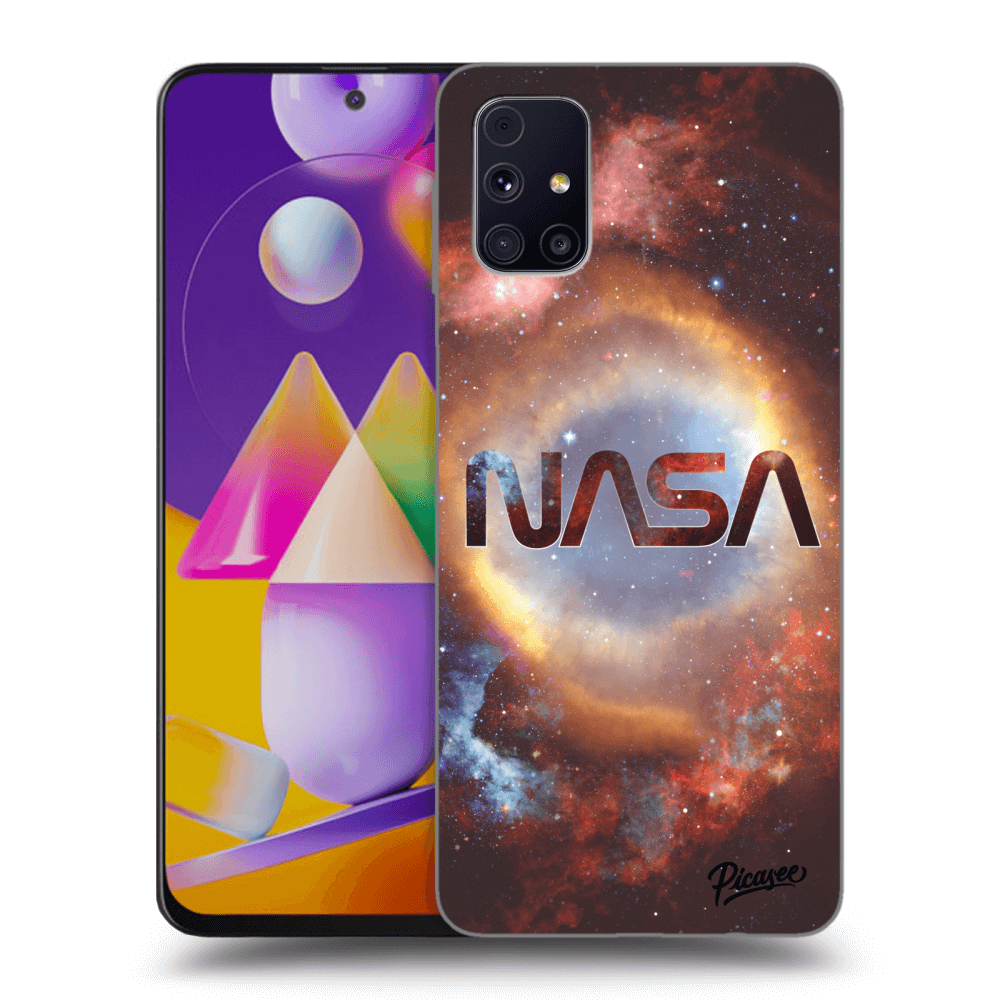 Samsung Galaxy M31s Hülle - Transparentes Silikon - Nebula