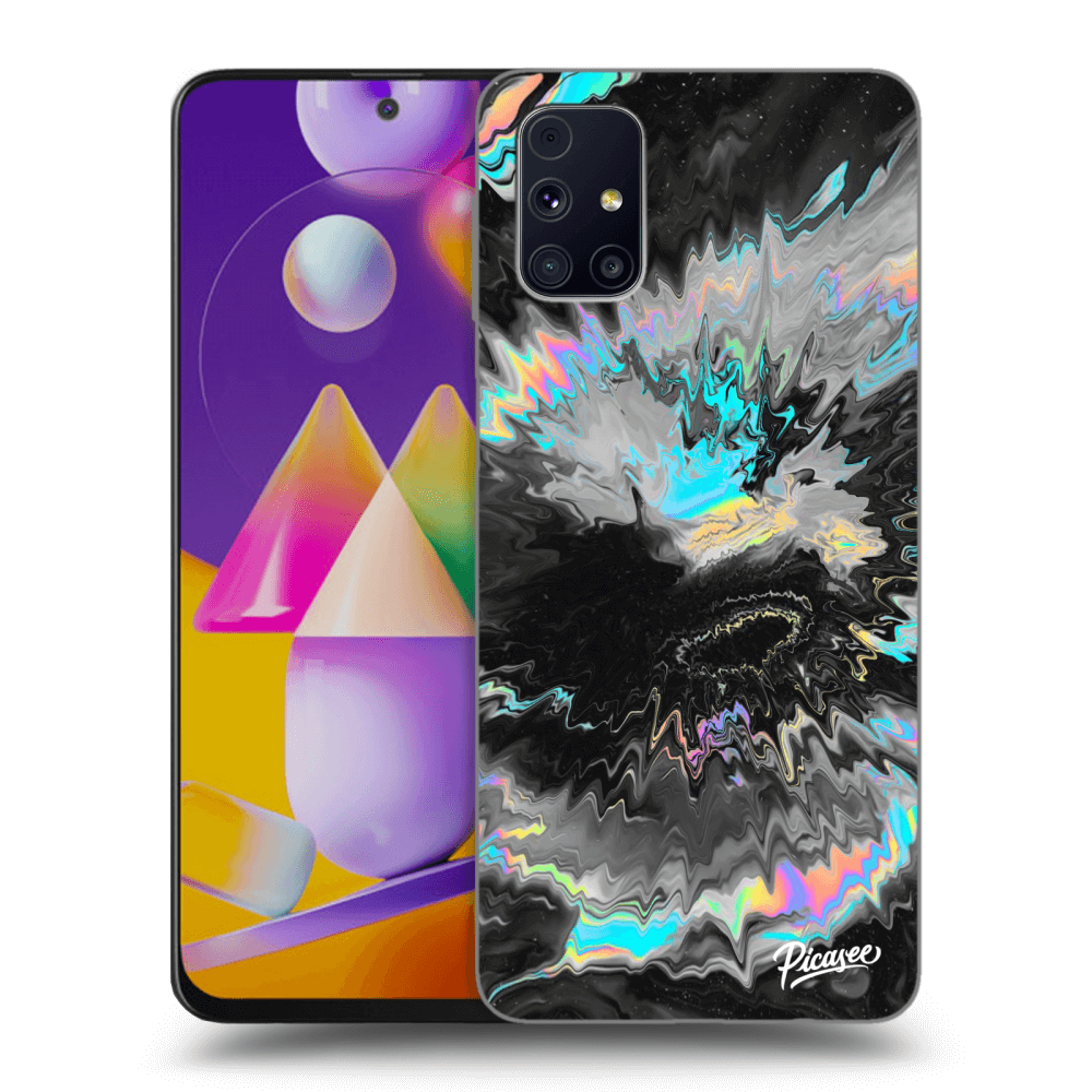 Samsung Galaxy M31s Hülle - Schwarzes Silikon - Magnetic