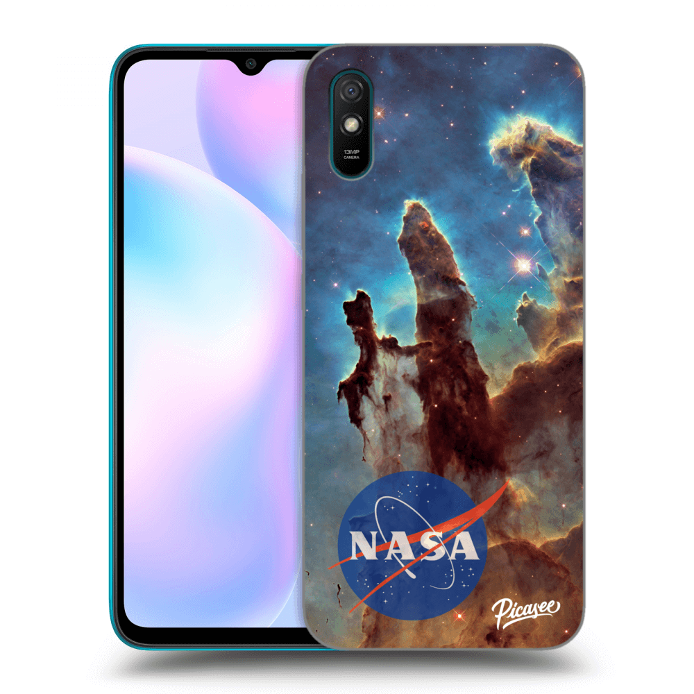 Xiaomi Redmi 9A Hülle - Transparentes Silikon - Eagle Nebula