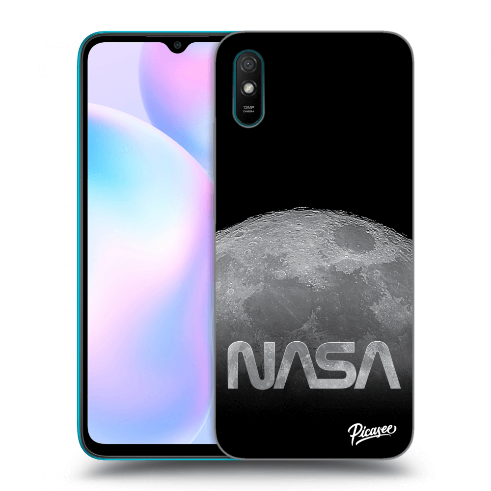 Xiaomi Redmi 9A Hülle - Transparentes Silikon - Moon Cut