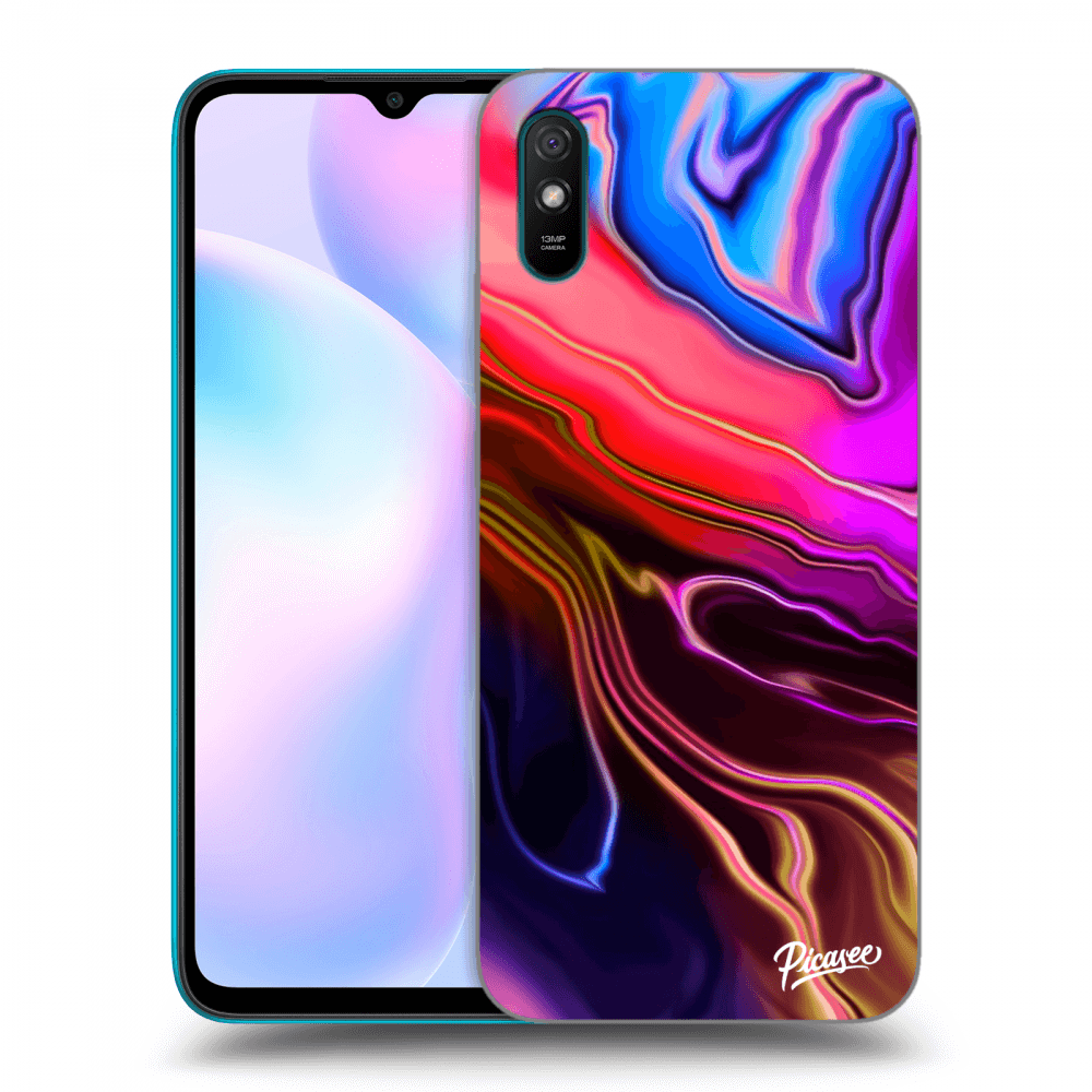 Xiaomi Redmi 9A Hülle - Schwarzes Silikon - Electric