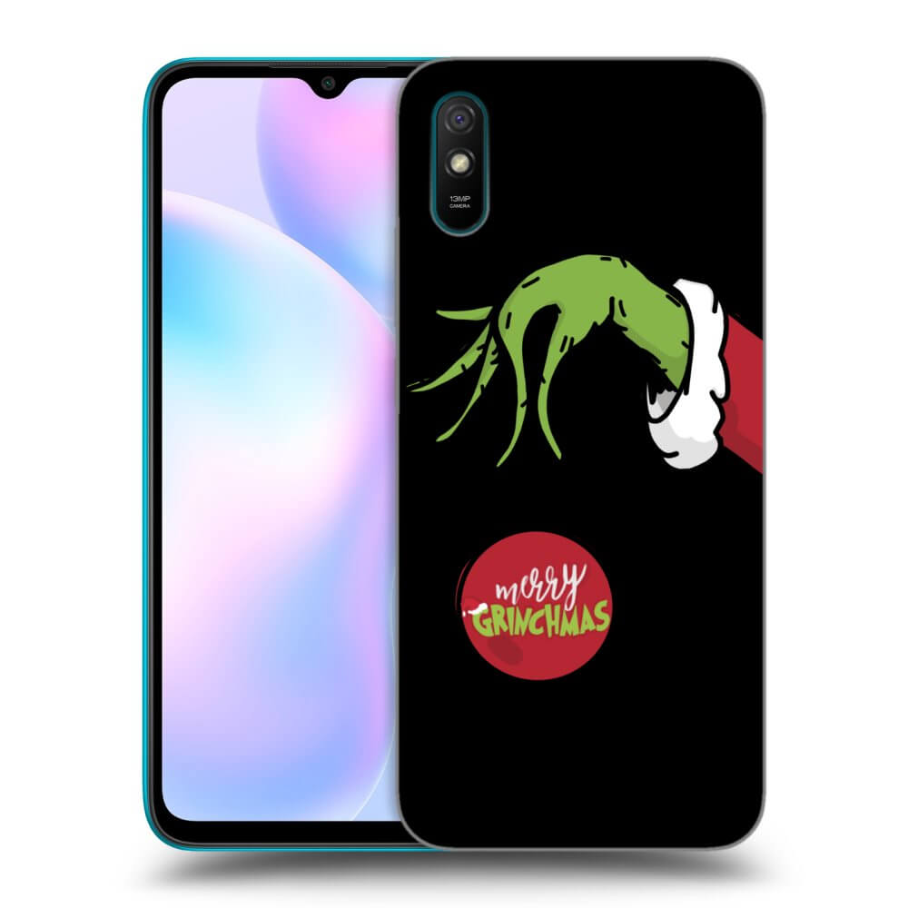 Xiaomi Redmi 9A Hülle - Schwarzes Silikon - Grinch