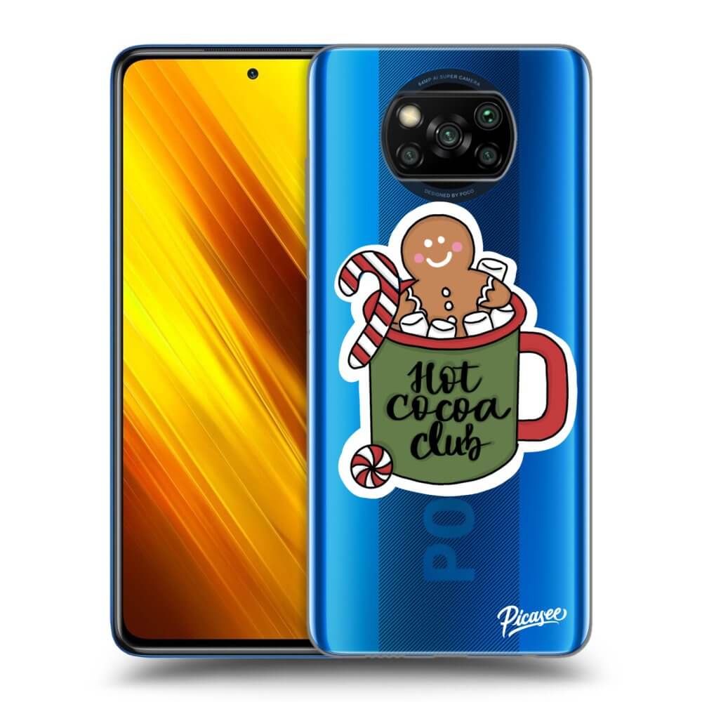 Xiaomi Poco X3 Hülle - Transparentes Silikon - Hot Cocoa Club