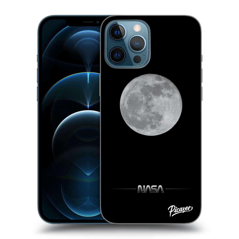 Apple IPhone 12 Pro Max Hülle - Transparentes Silikon - Moon Minimal